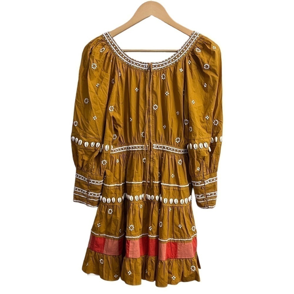 TUCKERNUCK Ulla Johnson yellow mini dress size 2 - Picture 9 of 16